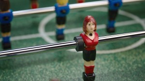 Fodboldkamp i Gjensidige Kvindeliga