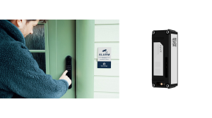 Sirene montert på vegg.