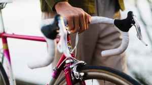 Cykel med bockstyre